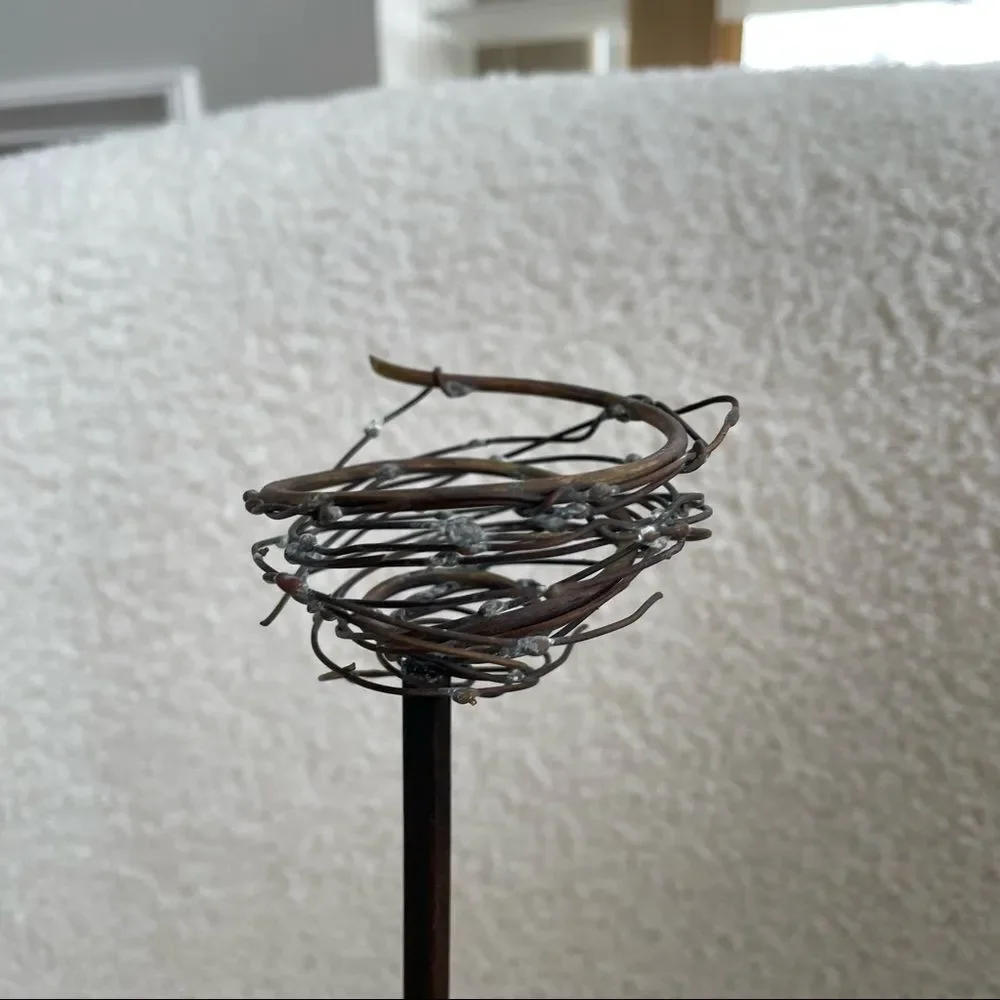 Set of 3 Tiered Wire Spun Candle Holders Votive Tea Light Size
